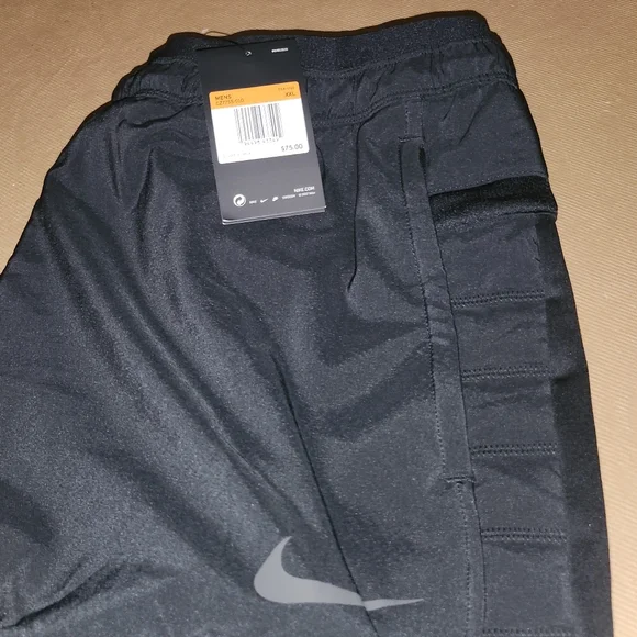 NIKE THERMA MEN REPEL TRAINING PANTS TROUSERS JOGGERS - BLACK BV4000-011 XXL - Picture 3 of 8